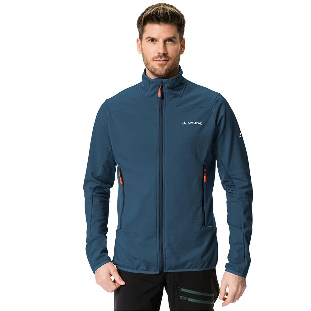 

Флис VAUDE Monviso II full zip, синий