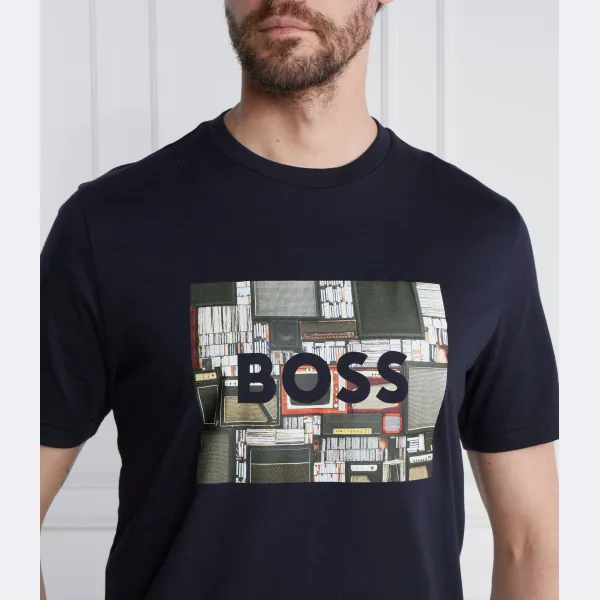 Футболка teheavyboss стандартного кроя Boss, синий — фото 3