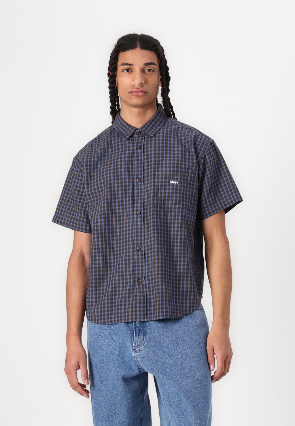 

Рубашка BIGWIG OTIS Obey Clothing, синий