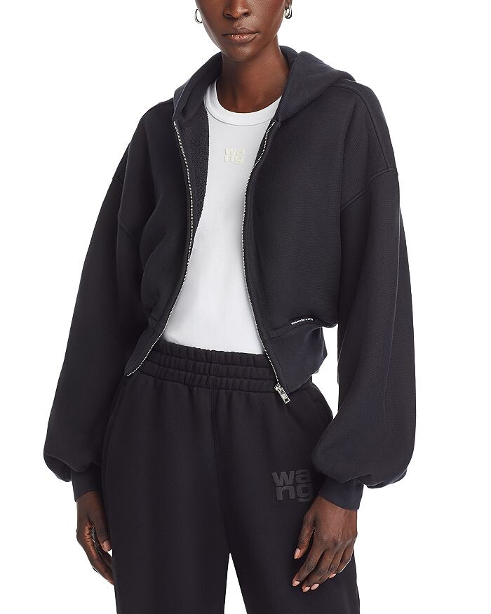 

Alexanderwang.t Укороченное худи на молнии, черный
