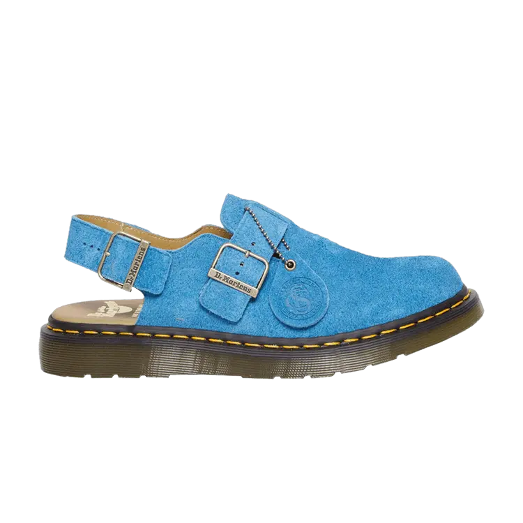 

Мюли Dr. Martens Jorge Made in England Suede Slingback Mule Blue, синий