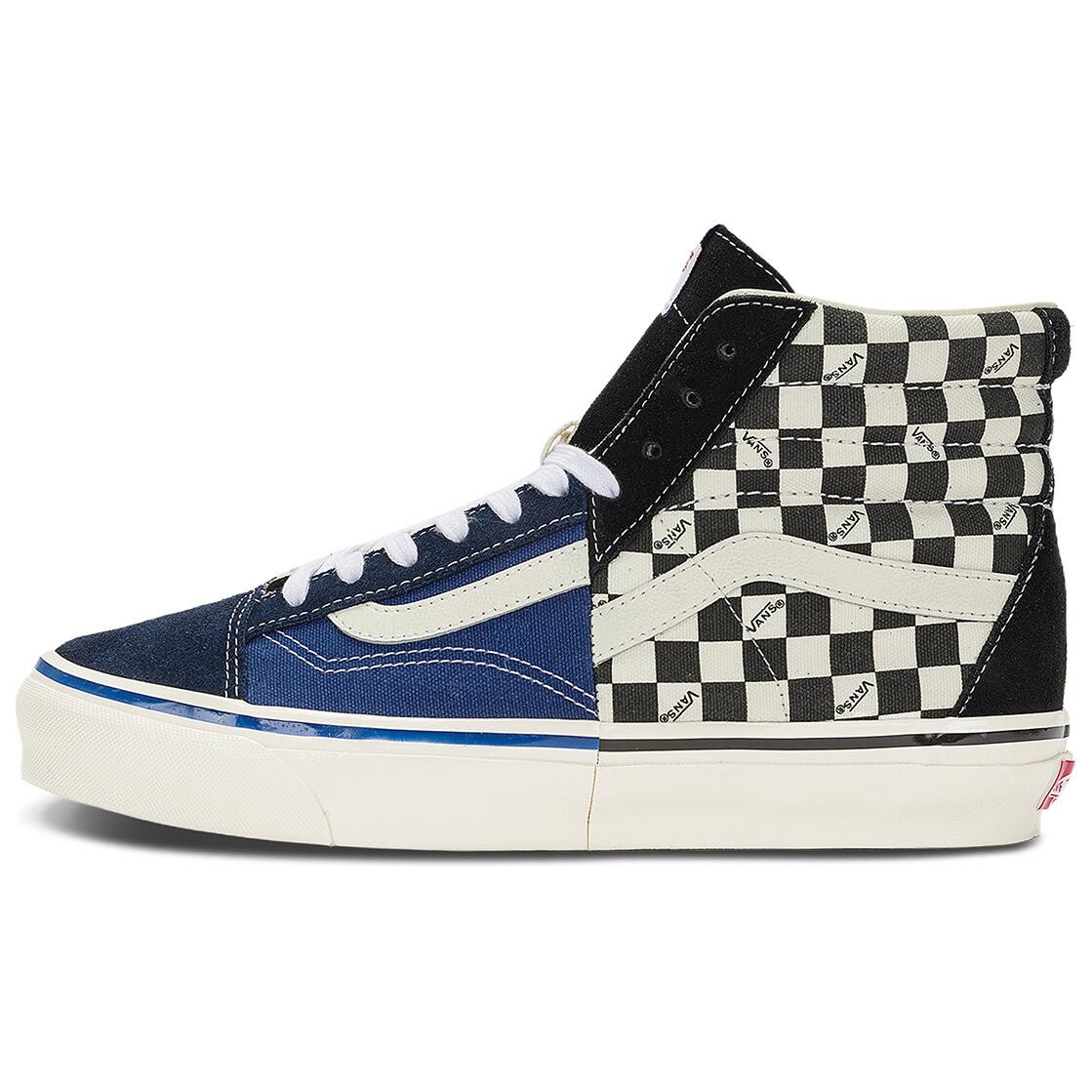 

Кроссовки Premium Clash The Wall 'Checkerboard - Black Blue' Vans