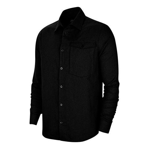 

Толстовка Nike Skateboard Casual flannel Shirt Jacket Black, черный