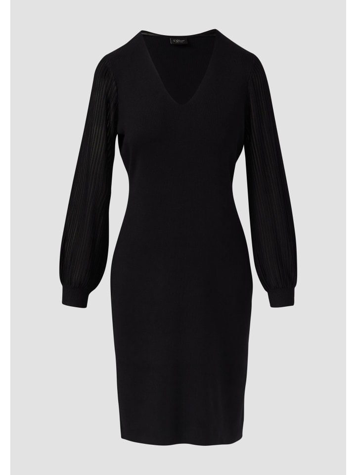 

Короткое платье s.Oliver BLACK LABEL, черный