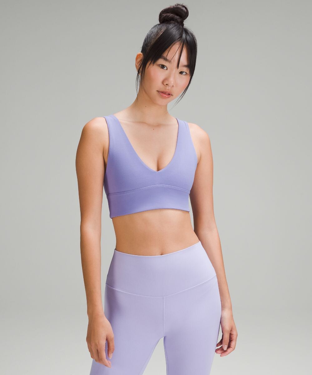 

Бюстгальтер Align с V-образным вырезом Lululemon, лавандовый