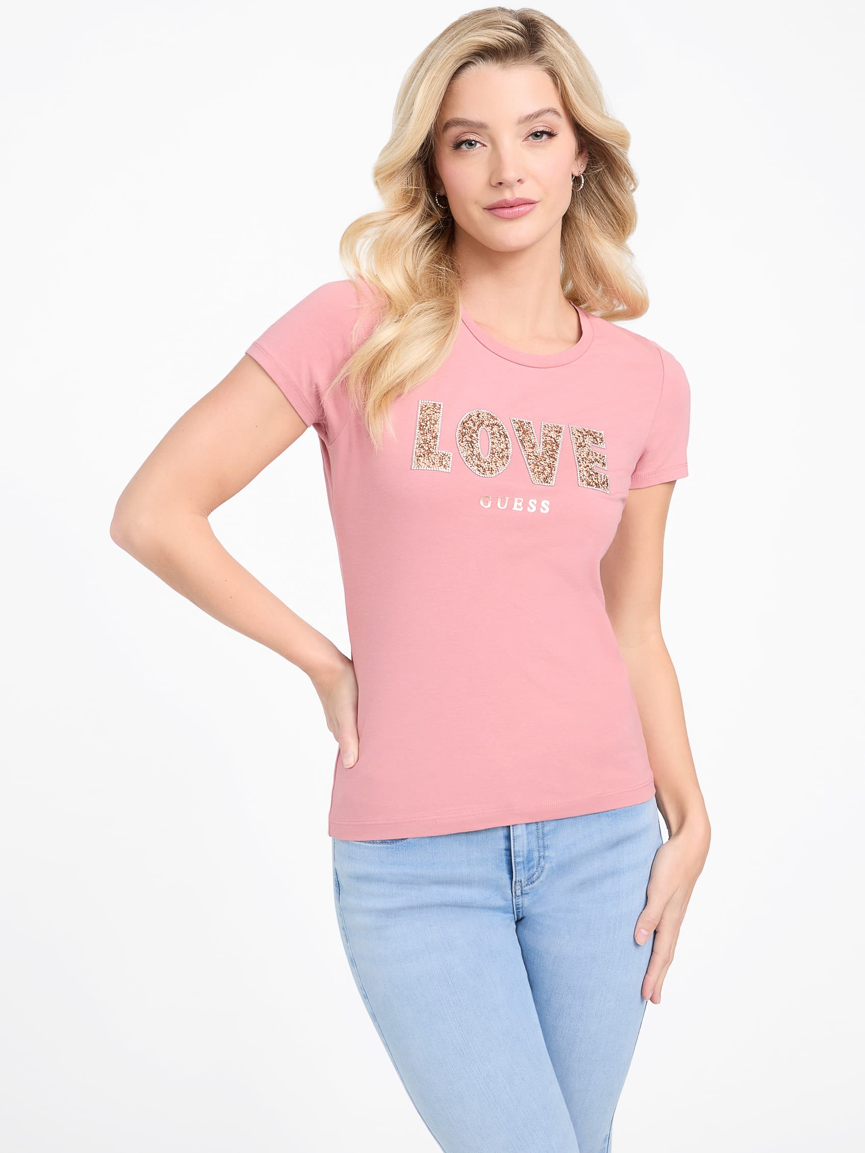 

Футболка Eco Celie Love Guess Factory, цвет vintage peony