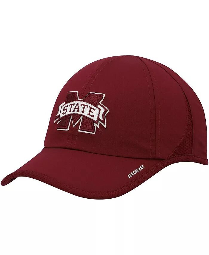 

Мужская бордовая регулируемая шапка Mississippi State Bulldogs Superlite AEROREADY Adidas