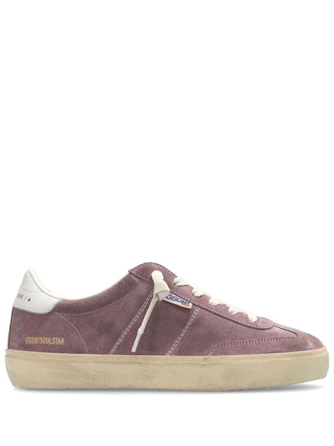 Golden Goose замшевые кеды Soul Star на шнуровке, фиолетовый