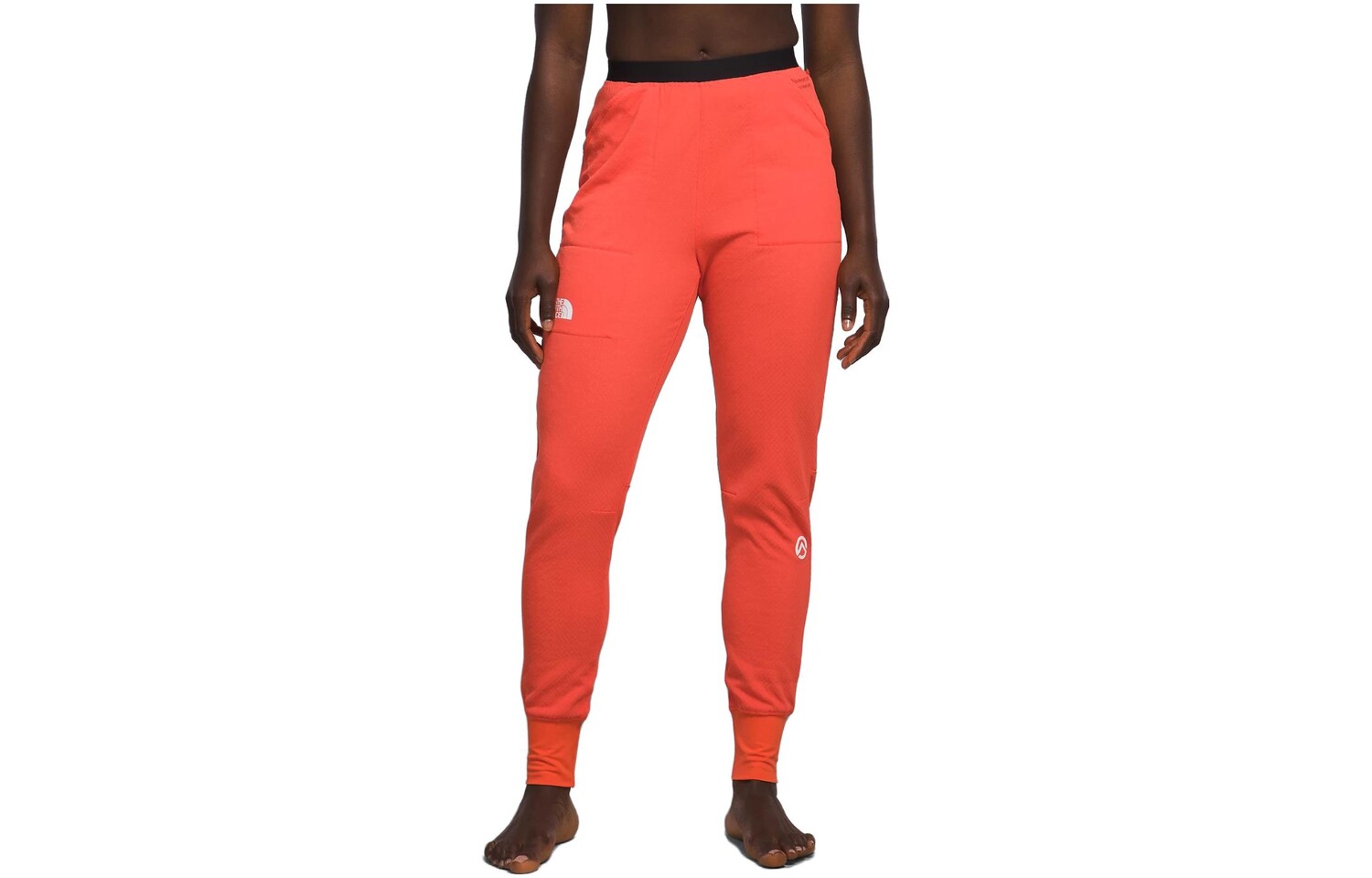 

Трикотажные спортивные штаны женские оранжевые The North Face