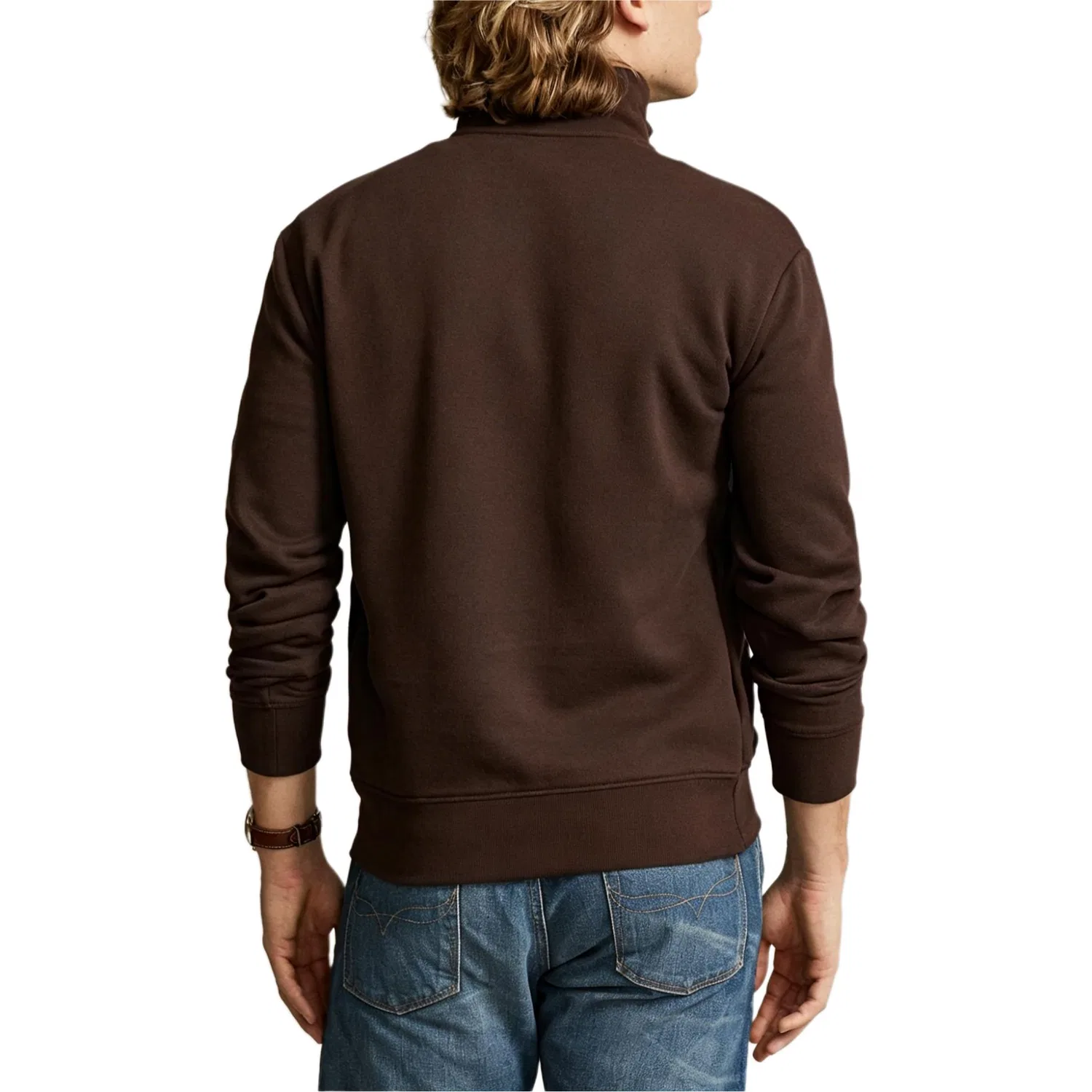Свитшот SS26 Classic Version мужской Polo Ralph Lauren, Coffee Brown — фото 4