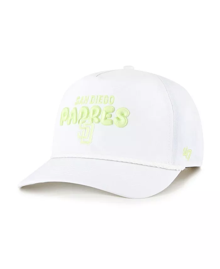 

Женская белая регулируемая бейсболка San Diego Padres Bright Side '47 Brand