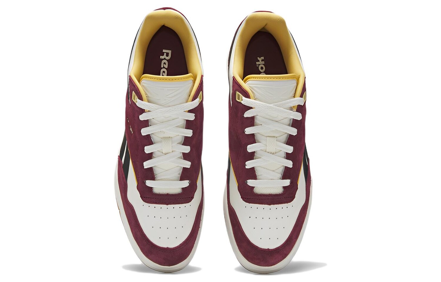 Кроссовки Reebok BB 4000 Vintage Basketball Unisex, белый/темно-красный/черный — фото 4