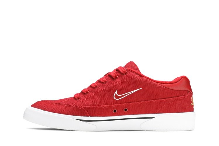 Кроссовки Nike Supreme x SB GTS QS 'Gym Red', красный — фото 3