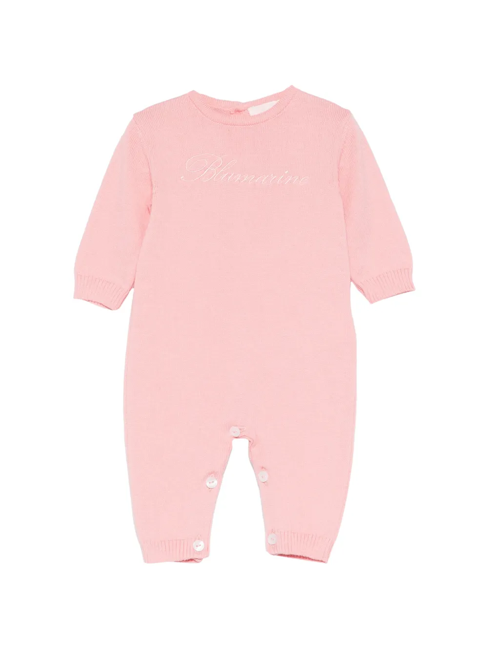 

Комбинезон с вышитым логотипом Miss Blumarine, розовый