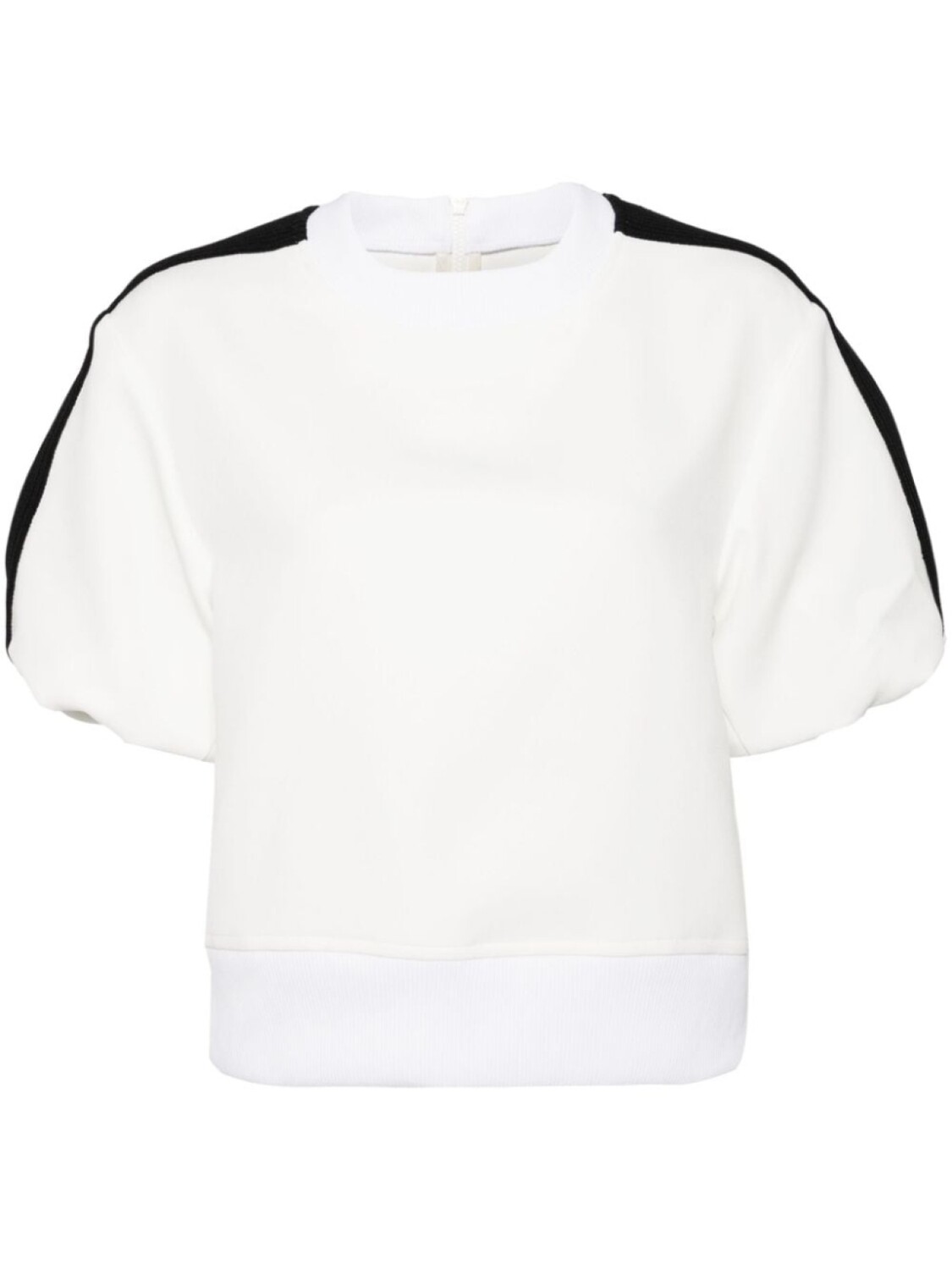 

Sacai футболка с объемными короткими рукавами, белый
