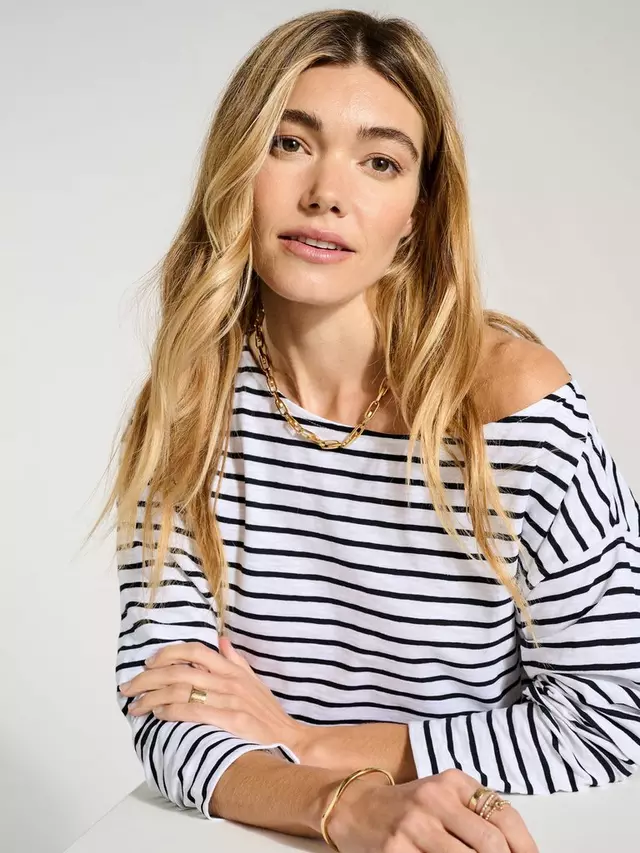 

Топ Baukjen Dolores Organic Cotton, цвет soft white/caviar