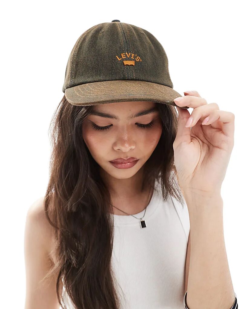 

Кепка с логотипом Levi's винтажного коричневого цвета