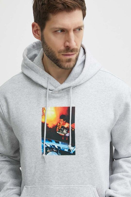 Толстовка с капюшоном adidas Originals, серый — фото 4