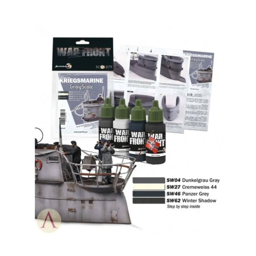 

Кригсмарине оттенки серого, Scalecolor - Paint Sets
