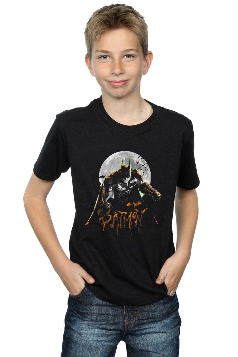 

Футболка Batman Arkham Knight Halloween Moon DC Comics, черный