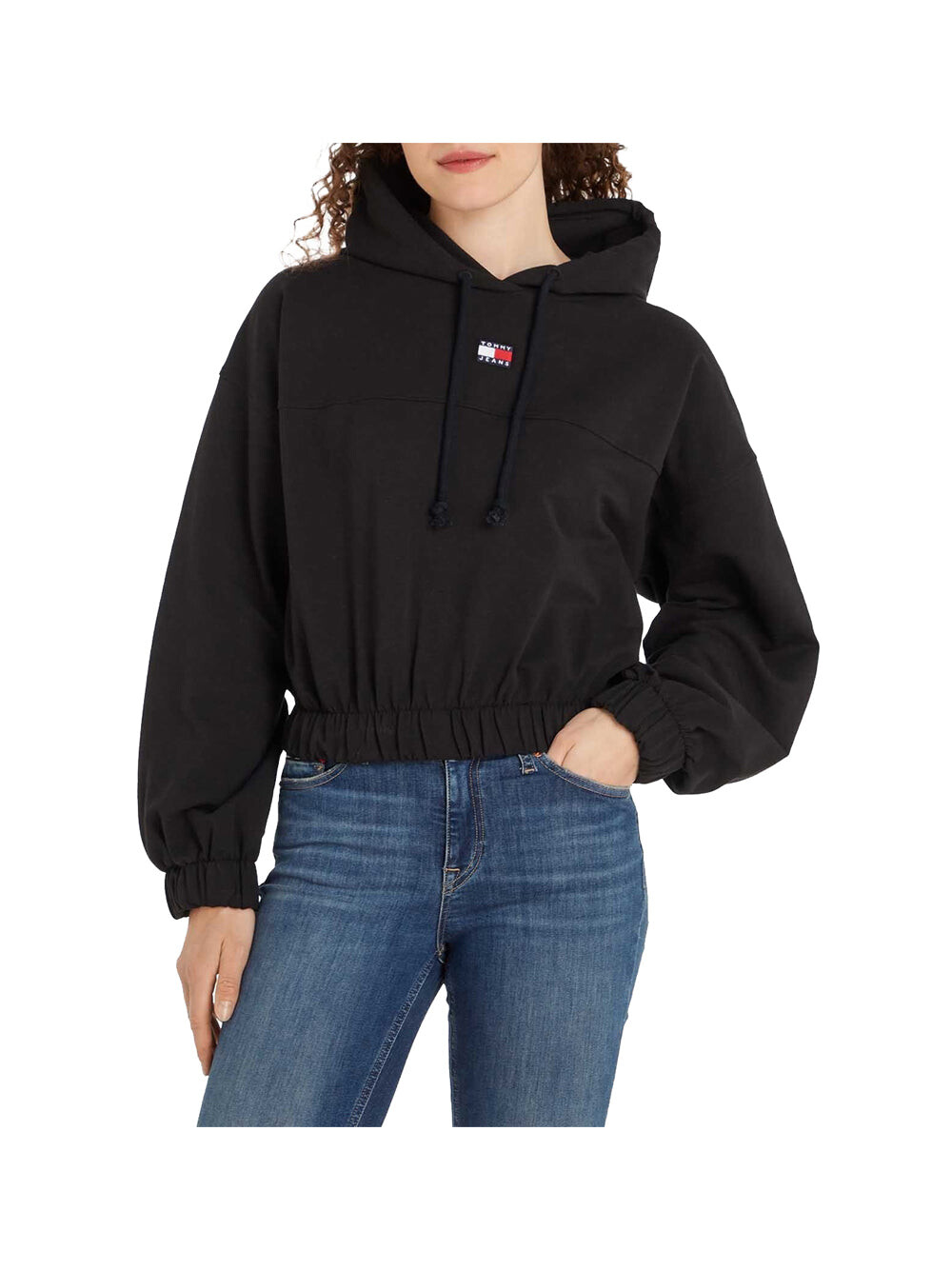 

Черная женская толстовка Tommy Jeans