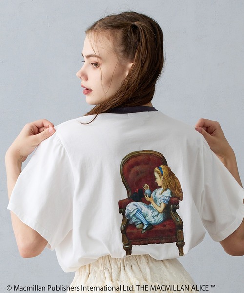 

Футболка с принтом Macmillan Alice, коллаборация Macmillan NICOLE CLUB