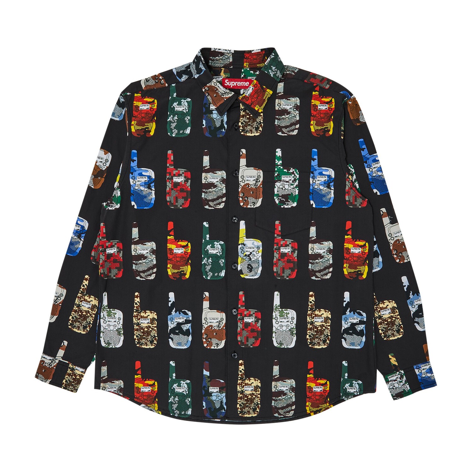 

Рубашка Supreme для рации, черная
