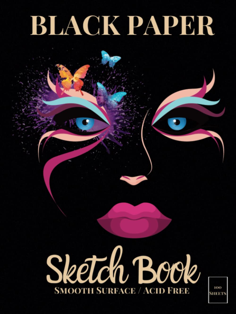 

Hardcover Black Paper Sketch Book: 200 Pages Pemium Black Blank Notebook For Drawing, Writing, Doodling, Manga Or Graffiti Desings. Great Gift For Kids And Adults. 8.5"x11" (Independently published)