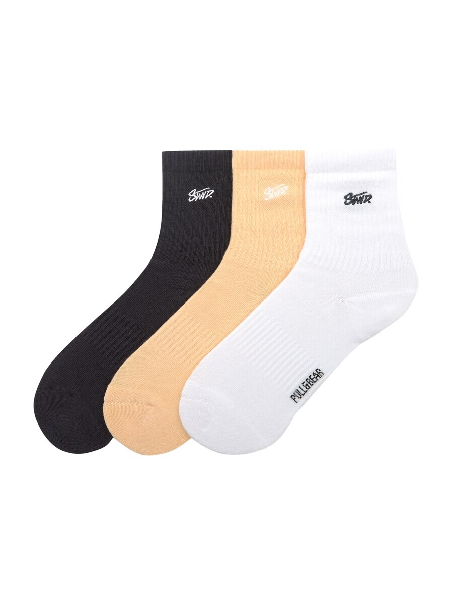 

Носки Pull&Bear Socks, персиковый/черный/белый