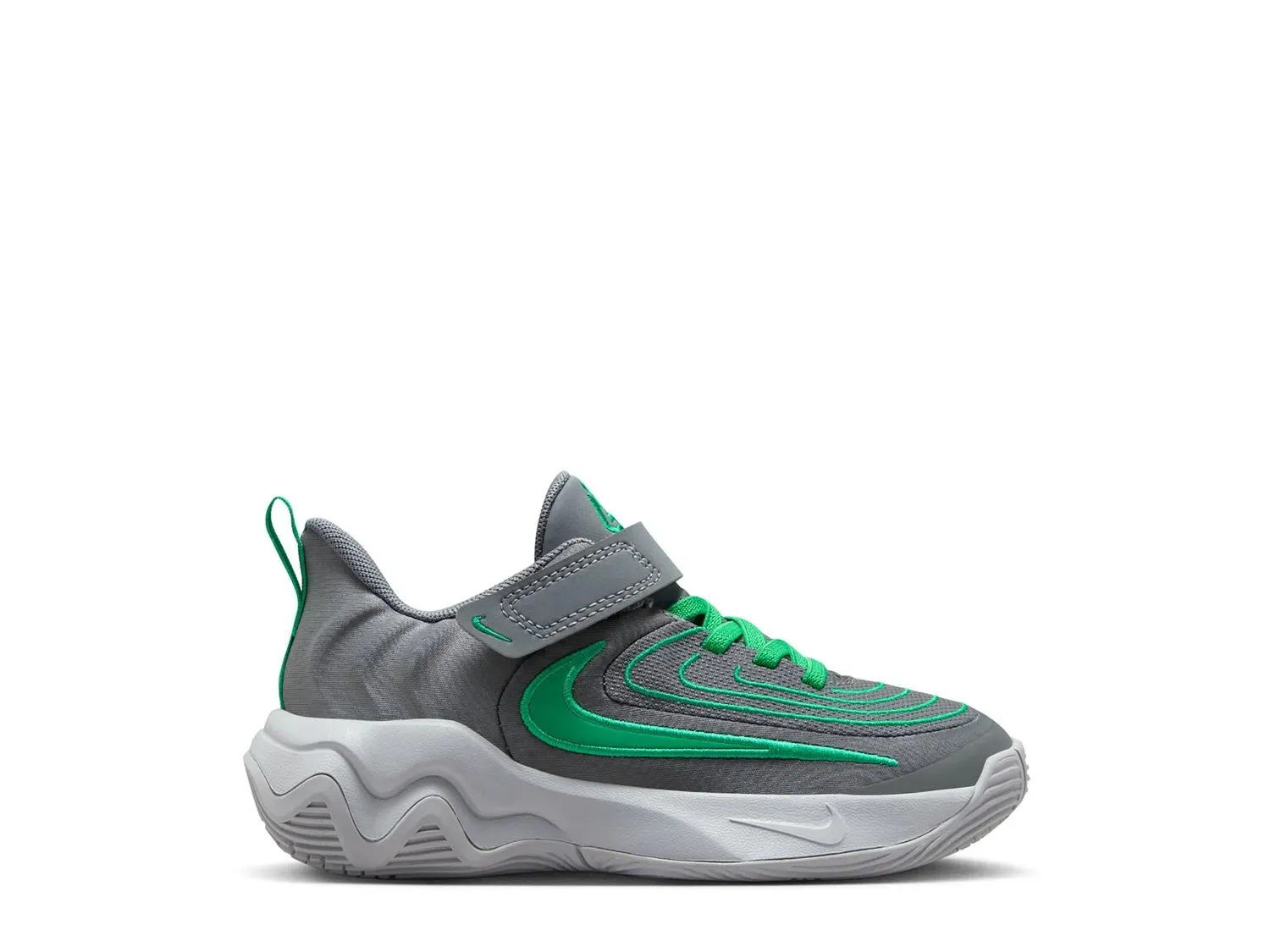 

Кроссовки Nike Giannis Immortality 4 — детские, серые/зеленые