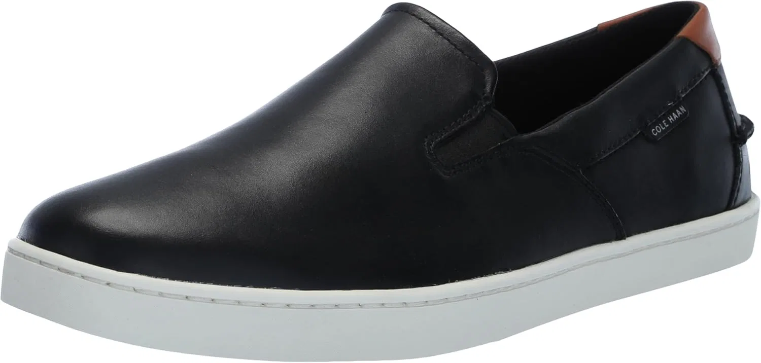 Мужские туфли Cole Haan Nantucket Deck Slip On, Black Ivory