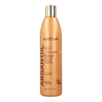 

Шампунь для защиты и мягкости волос с маслом арганы 355 мл Kativa
