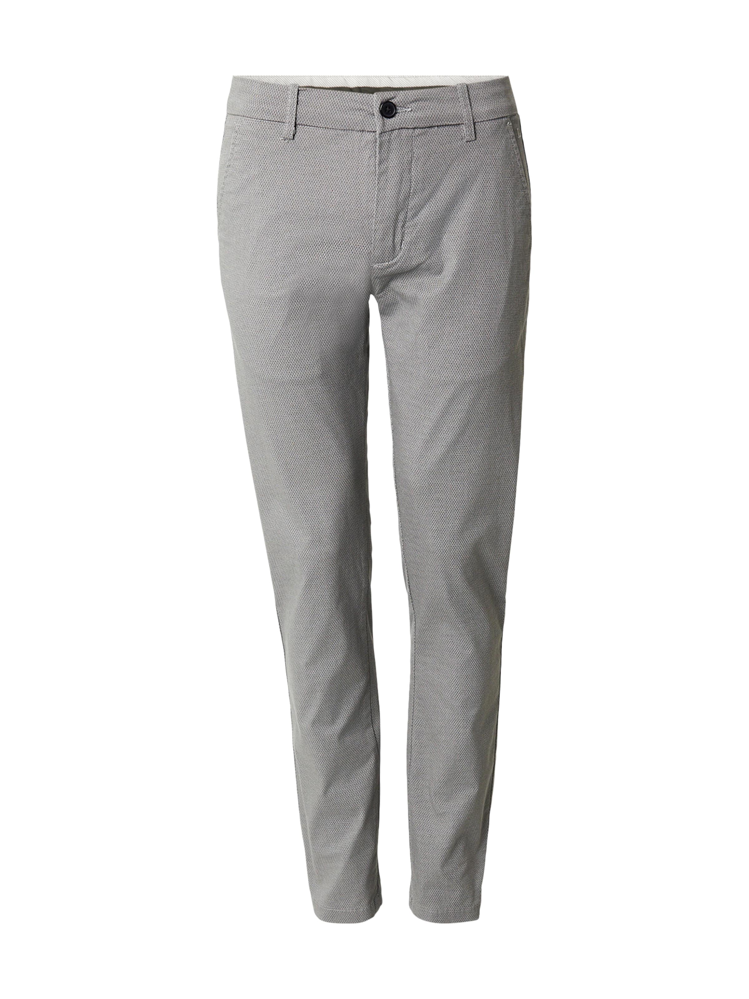 

Lindbergh Брюки чинос 'Superflex' серого цвета, Slim fit