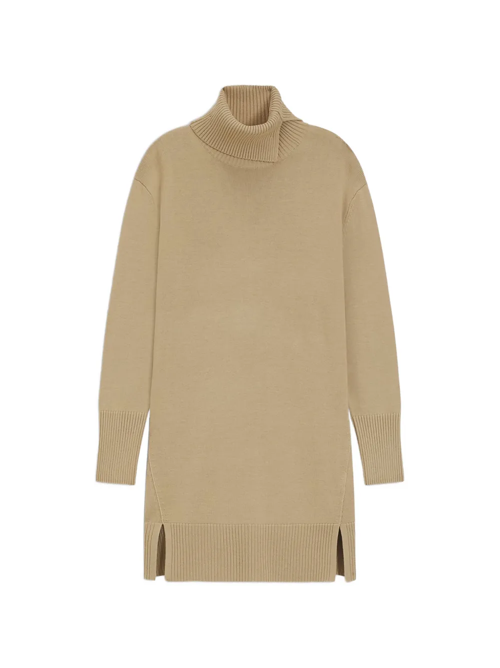 

Мини-платье с воротником-гольф BOSS, нейтральный