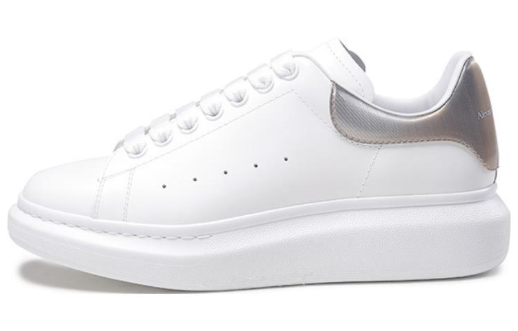 

Кроссовки Alexander McQueen Lifestyle Shoes Men Low-top White/Silver, белый/серебряный