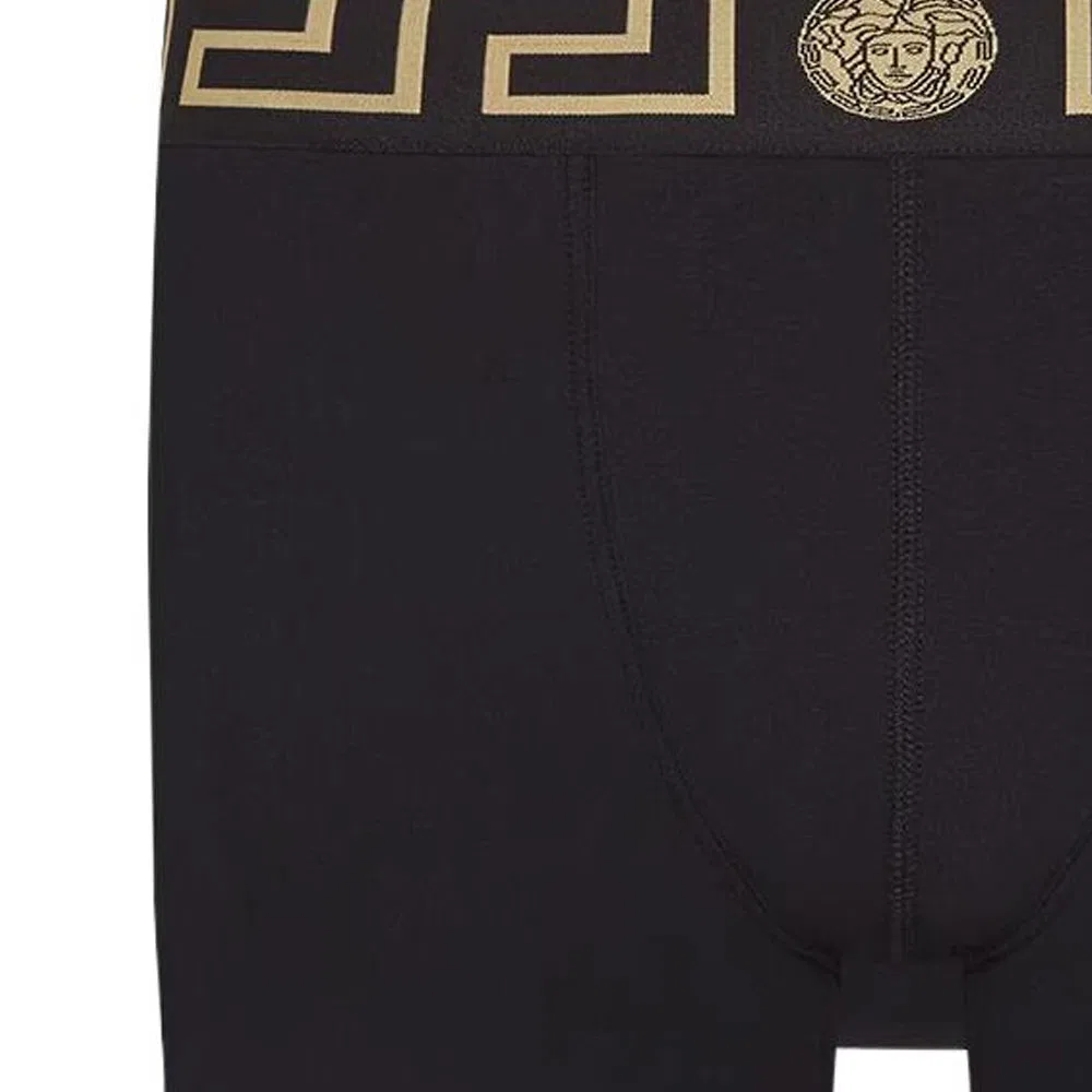 Боксеры VERSACE Greca Border черные (2 шт.) — фото 4