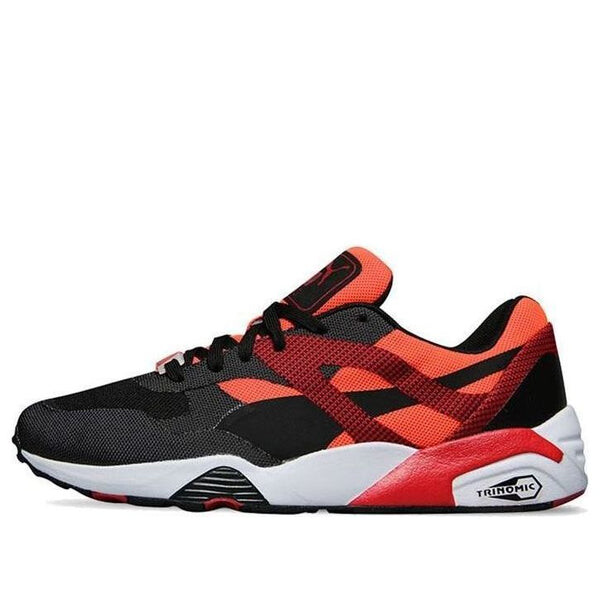 

Кроссовки r698 progressive lace up running shoes black/yellow Puma, черный