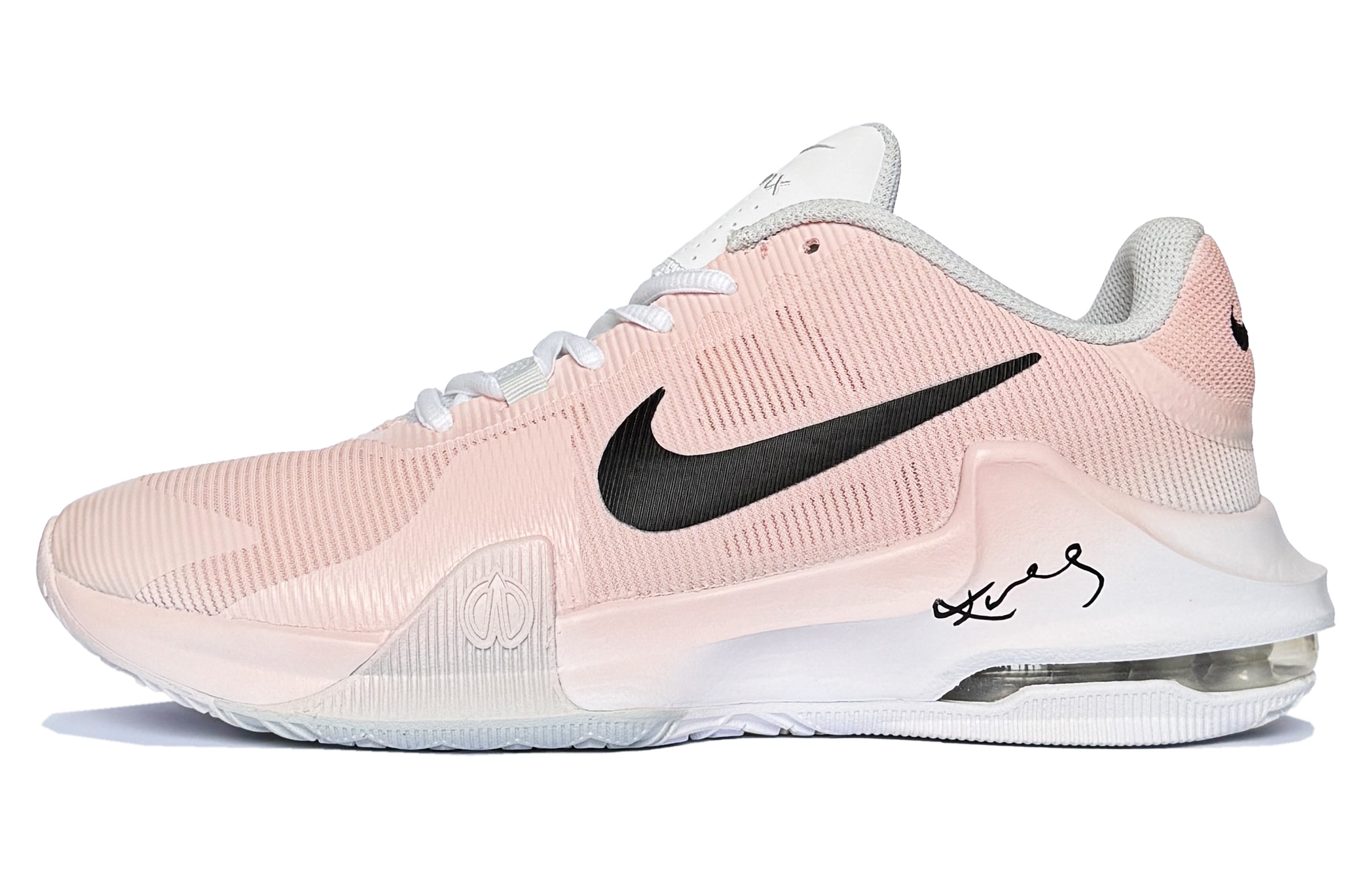 

Nike Баскетбольные кроссовки Air Max Impact 4 Lunar Post, Dreamy Collaboration, дышащие, среднего размера, мужские, розовые, белые