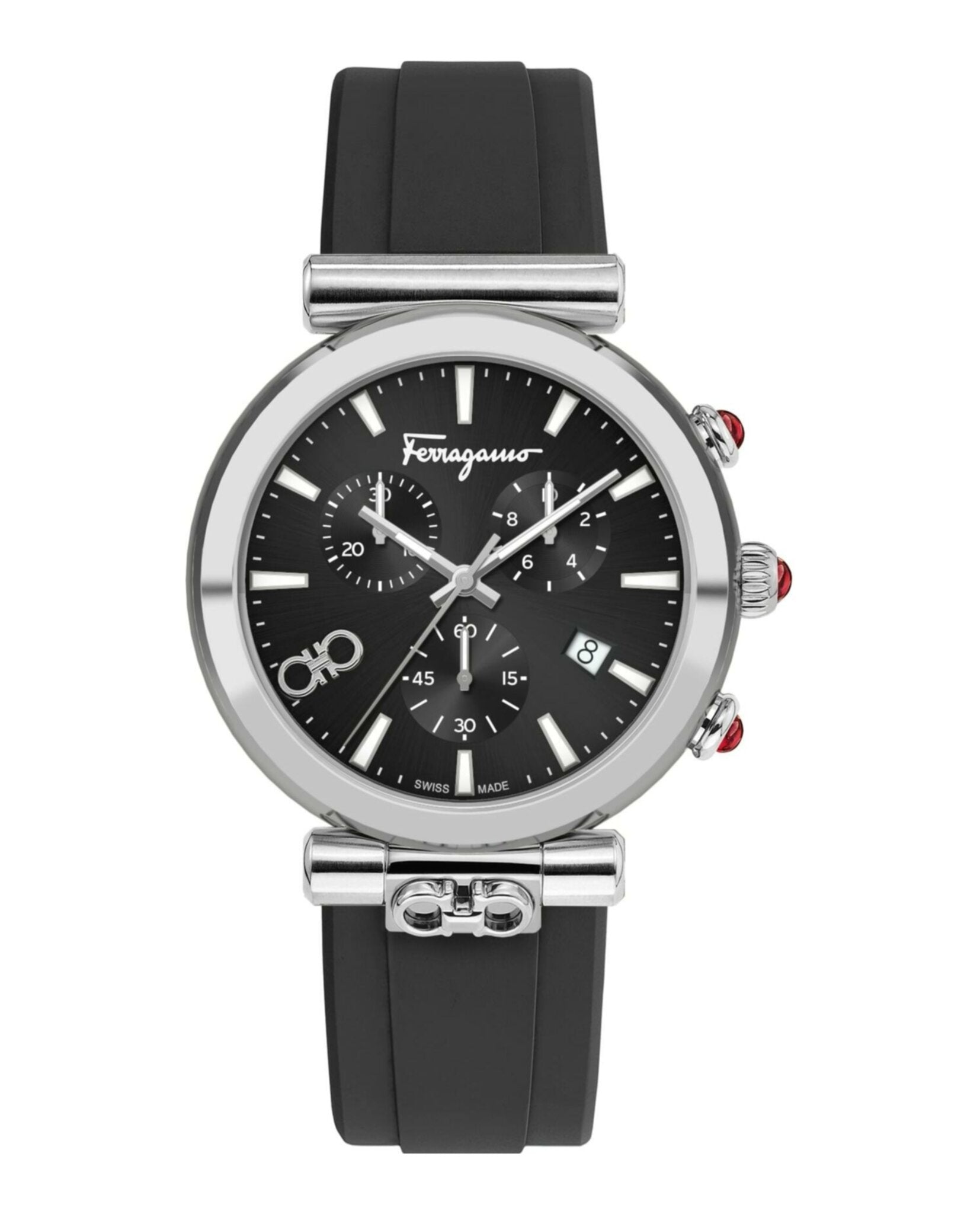 

Часы Ferragamo Ora Salvatore Ferragamo, цвет black/stainless steel/black