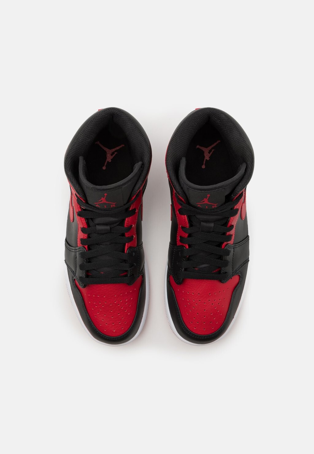 

Высокие кроссовки Air Jordan 1 Mid Jordan, красные временные, Красный, Высокие кроссовки Air Jordan 1 Mid Jordan, красные временные