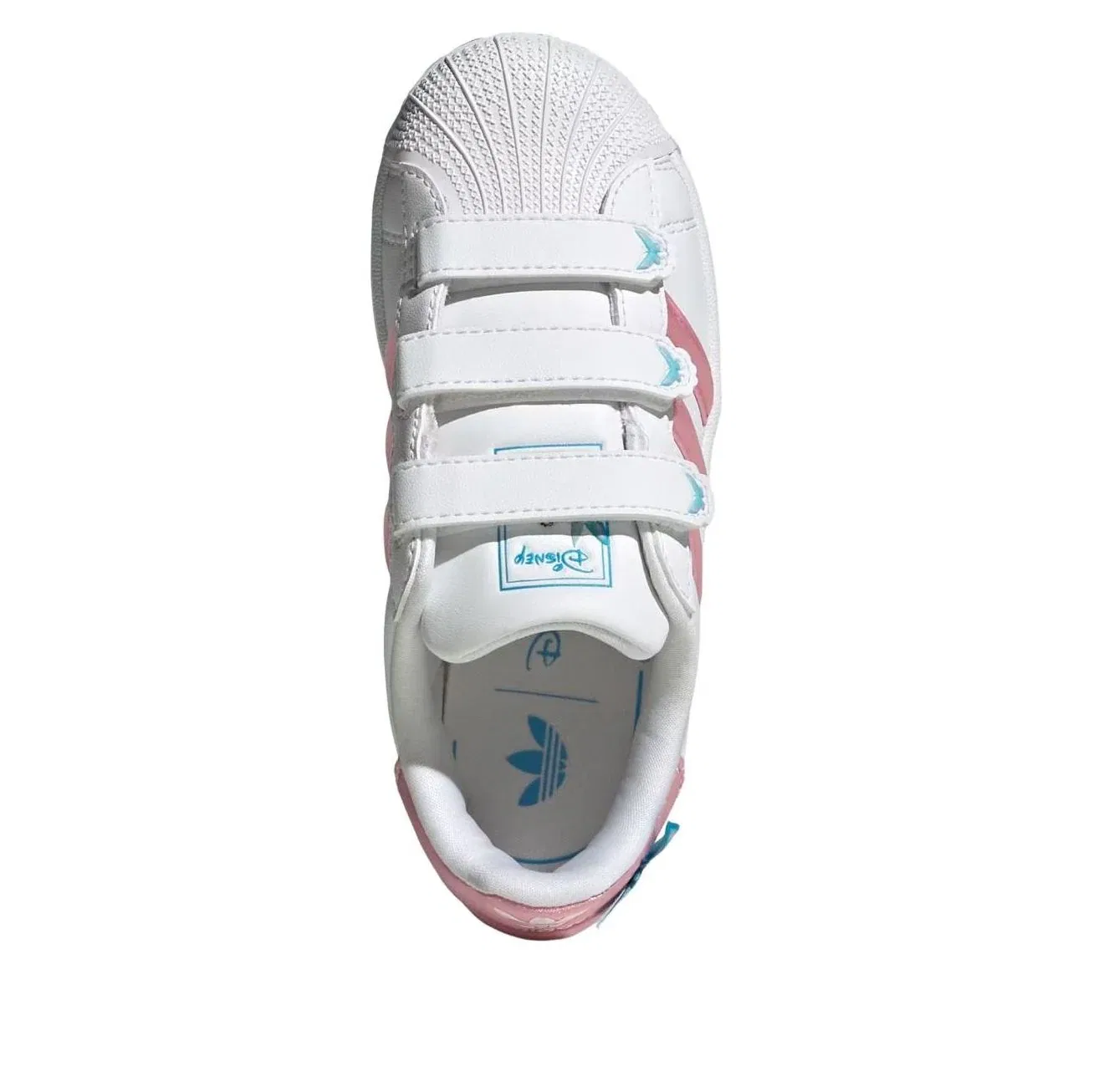 Кроссовки Adidas x Disney Superstar II 'White Light Pink' IH1735, белый — фото 2