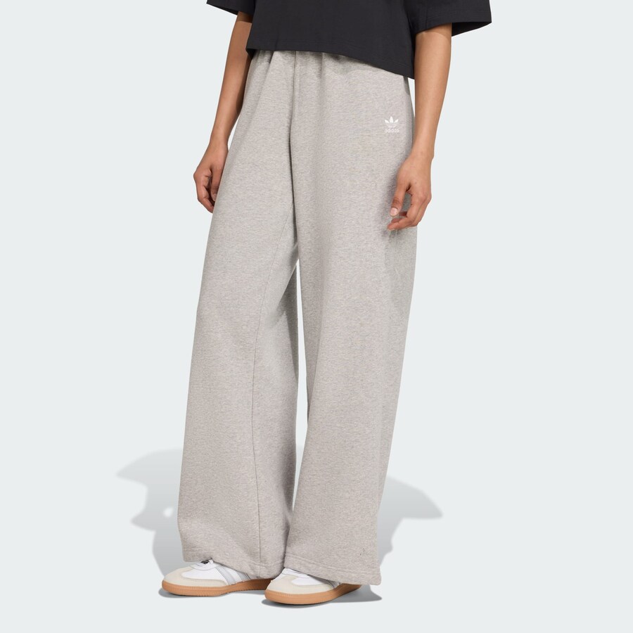 Широкие брюки ADIDAS ORIGINALS Essentials, пятнистый серый — фото 2