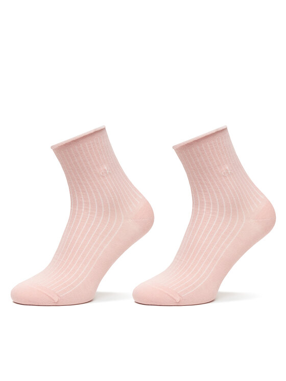 Длинные носки 701229681 Calvin Klein, розовый