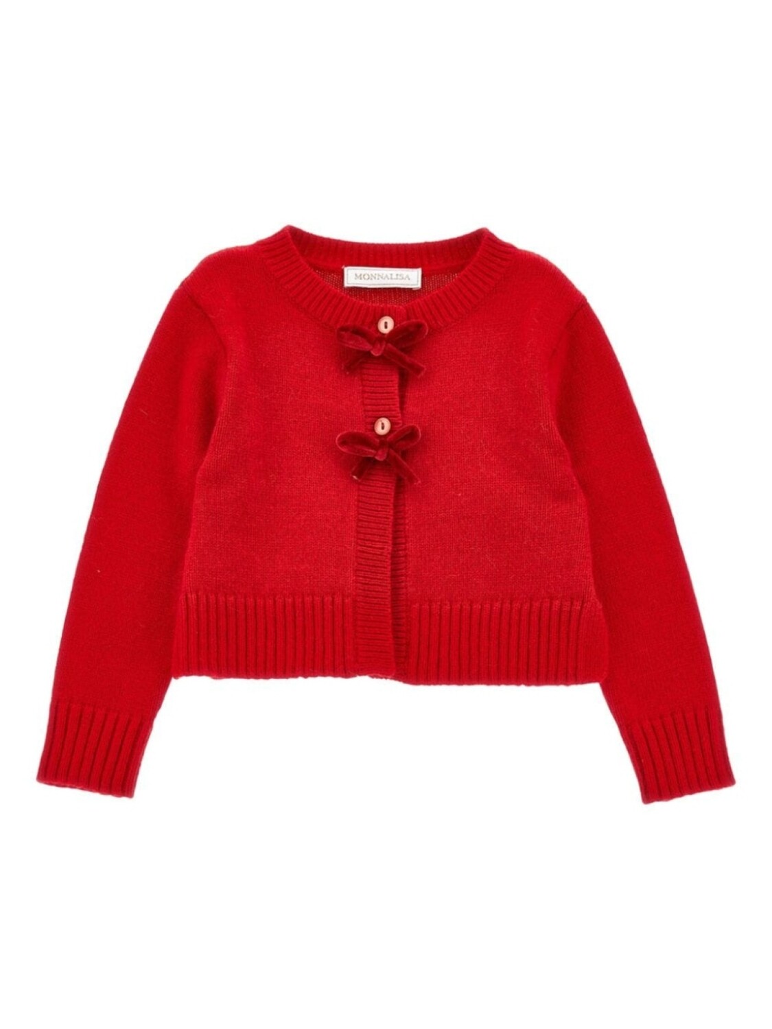 

Monnalisa кардиган с бантом, красный