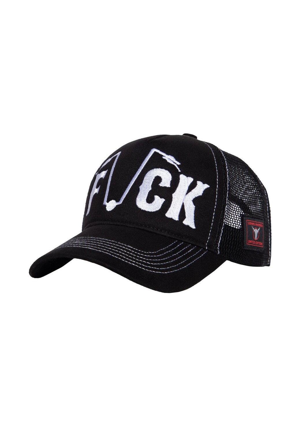 

Кепка Trucker Lucki Maurer Limited Edition F*Ck KING KEROSIN, черный