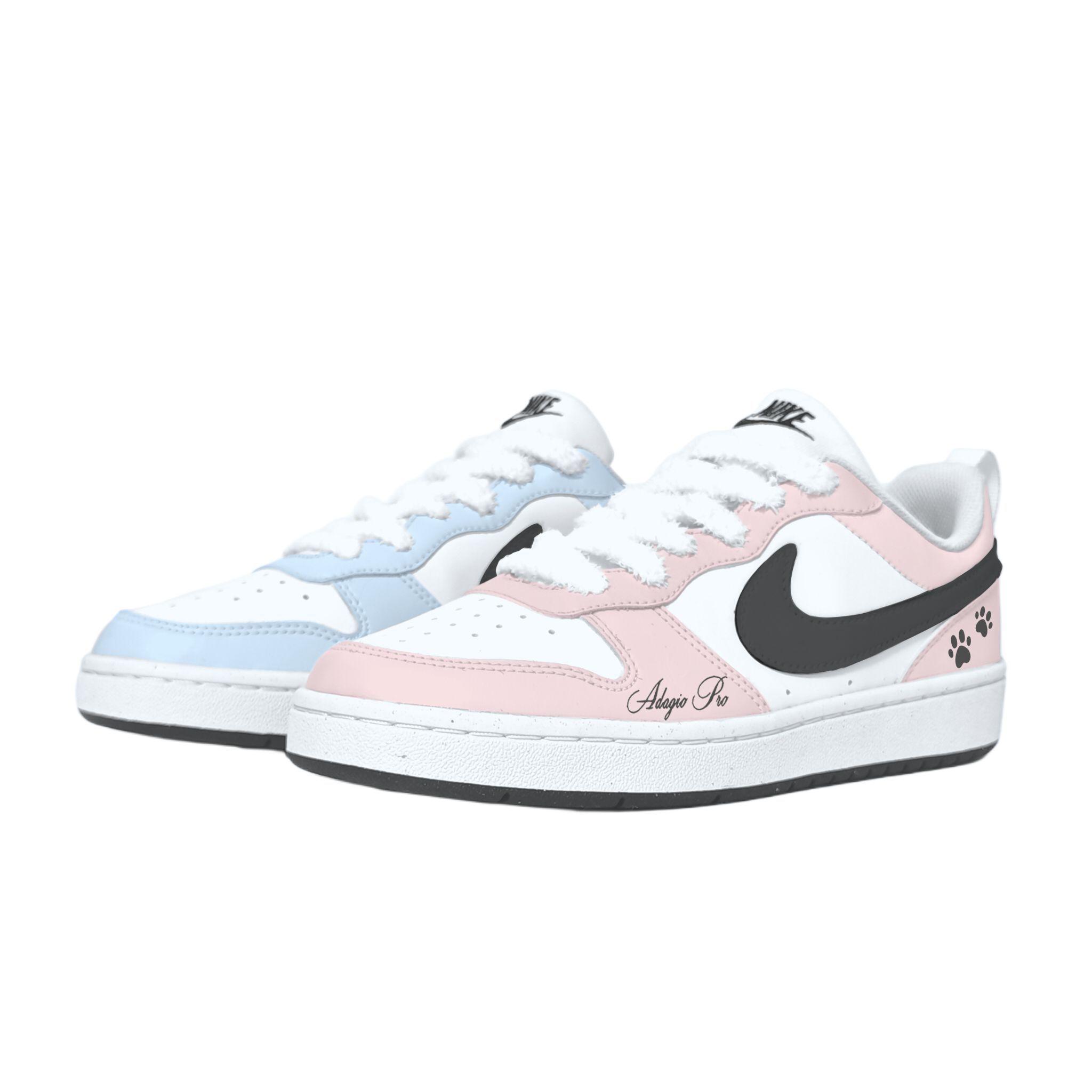 

Nike Низкие детские кроссовки для скейтбординга Court Borough Peach Bubbles для подростков