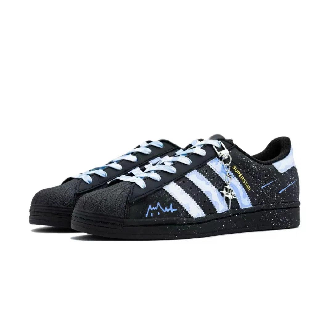 Кроссовки детские скейтбординг Adidas Originals Superstar 2 Obsidian Black — фото 4
