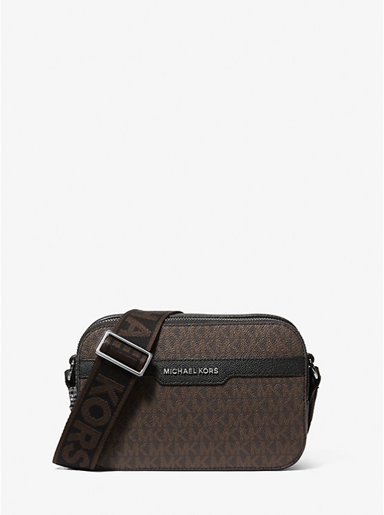 

Сумка Hudson через плечо для камеры с фирменным логотипом Michael Kors, Brown/Blk