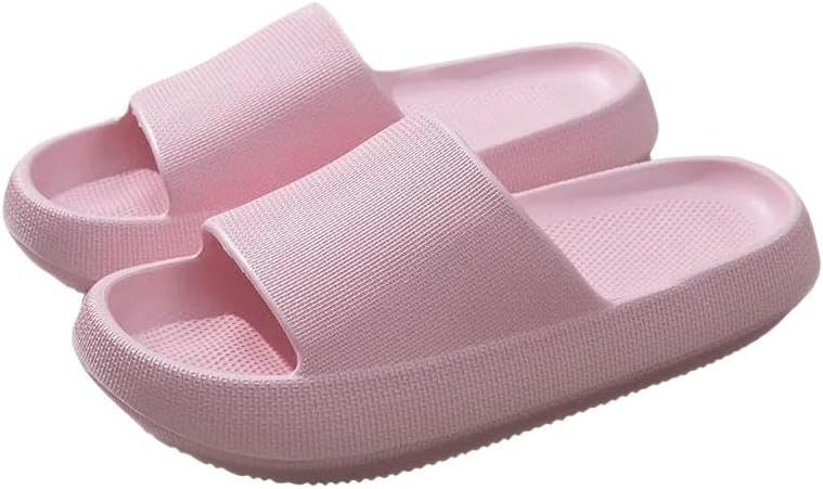 

Женские домашние тапочки с 4 см толстой подошвой, противоскользящие, для пары Dmmwcx, розовый