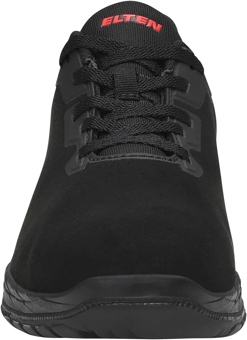 Защитные ботинки ELTEN Luan Black Low ESD S3S для мужчин и женщин, текстиль, стальной защитный носок, легкие, классические, спортивные, черные — фото 4